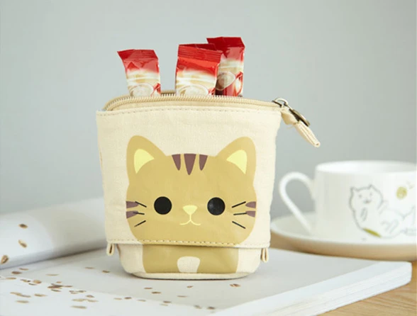 Kawaii, большой вместительный выдвижной чехол для карандашей, чехол для хранения карандашей, держатель для ручек, школьные принадлежности, косметический Органайзер, косметичка