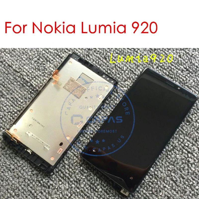ЖК-дисплей и рамка для Nokia Lumia 920 сенсорная панель с цифровым преобразователем