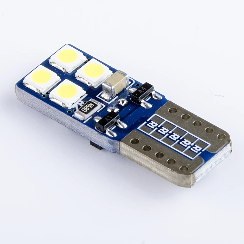 Flytop T10 светодиодный светильник 3030SMD CANBUS 194 12V 8W без ошибок автомобильный супер
