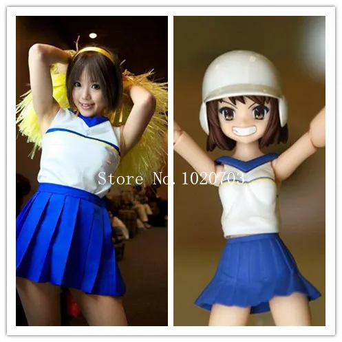 Меланхолия Харухи сузумия no Yuuutsu Haruhi Suzumiya Mikuru Asahina приветственный костюм для