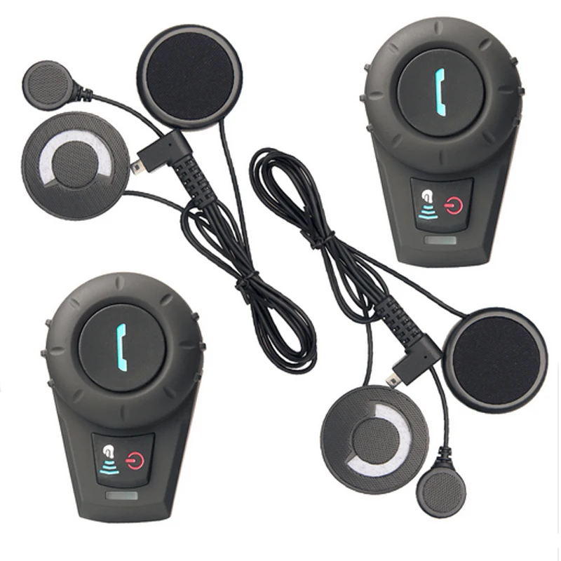 Bluetooth-гарнитура для шлема с микрофоном FM-радио 2 шт. | Автомобили и мотоциклы