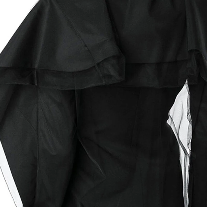 TWOTWINSTYLE сетчатый Плетеный Блейзер женские кружевные буфы на рукавах двубортная