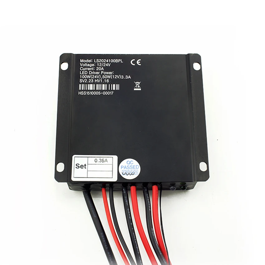 20A 12В 24В EPSOLAR LS2024100BPL солнечное зарядное устройство контроллер таймер IP67