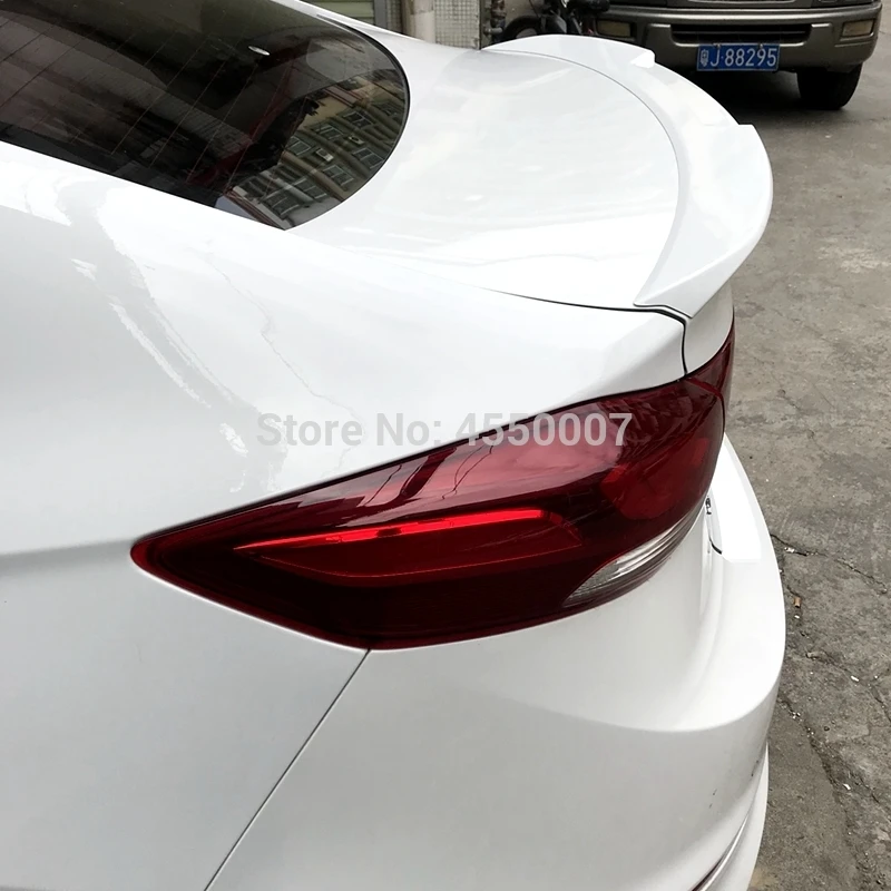 Для hyundai Elantra Высокое качество ABS пластик заднее крыло багажника загрузки спойлер авто украшения