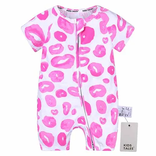 As photos fashion Infant clothing baby romper short sleeve striped one piece suit Jumpsuit newborn baby boy girl clothesBBR105 - Цвет: As photos