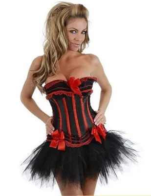 Сексуальный женский корсет в стиле стимпанк бюстье на шнуровке костюм бурлеск