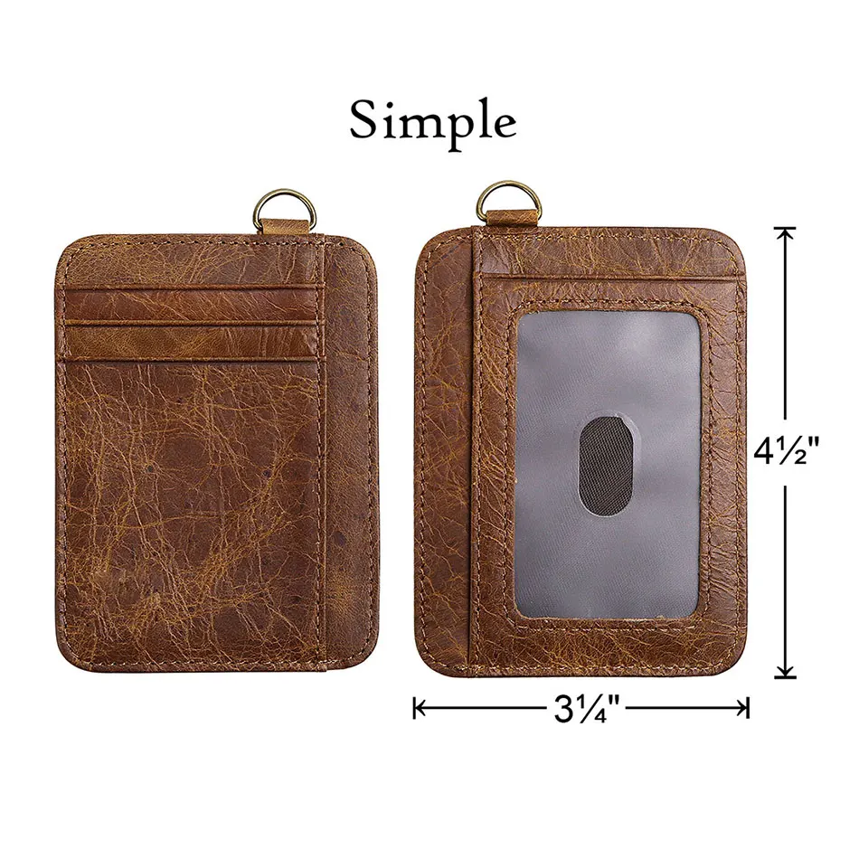 Держатель для Карт RFID из натуральной кожи мужской кошелек кредитных карт мини