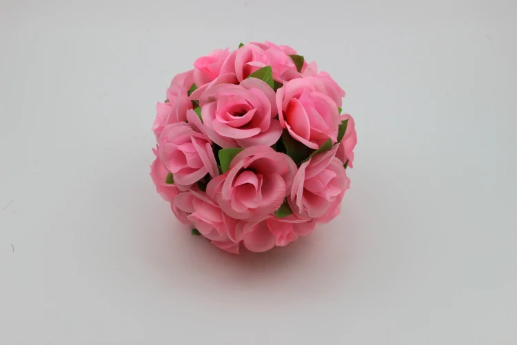 

Акция 20 см Искусственный цветок шар пластиковый цветок роза Шелковый цветочный шар украшение для дома свадебное украшение