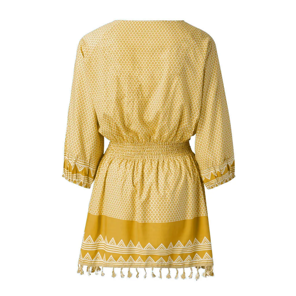 Женское повседневное пляжное платье Salidas de плайа Пляжное Платье с треугольным