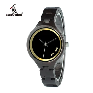 Женские наручные часы BOBO BIRD, Роскошные Кварцевые часы из натурального дерева, с японским механизмом, с ремешком на руку, в стиле птичка