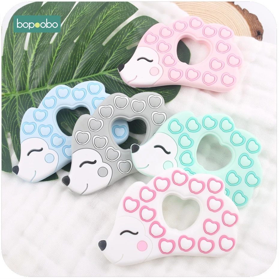 Bopoobo 1 шт. силиконовый Прорезыватель аксессуар милый Ежик аксессуары для