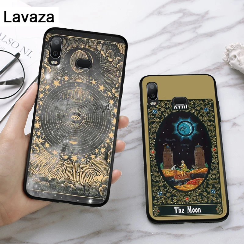Lavaza Augur Луна Таро Божественная силиконовый чехол для samsung A3 A5 A6 плюс A7 A8 A9 A10 A30 A40 A50 A70 J6 A10S A30S A50S