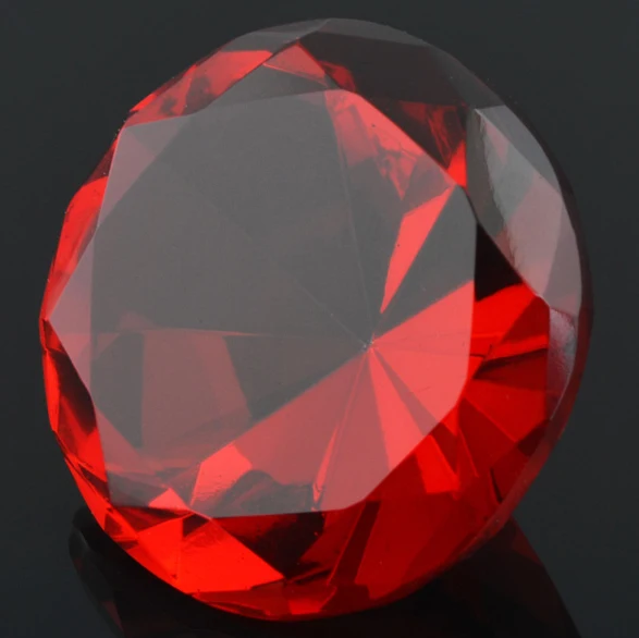 Фэн-шуй маленький хрустальный в форме бриллианта 5 цветов | Дом и сад