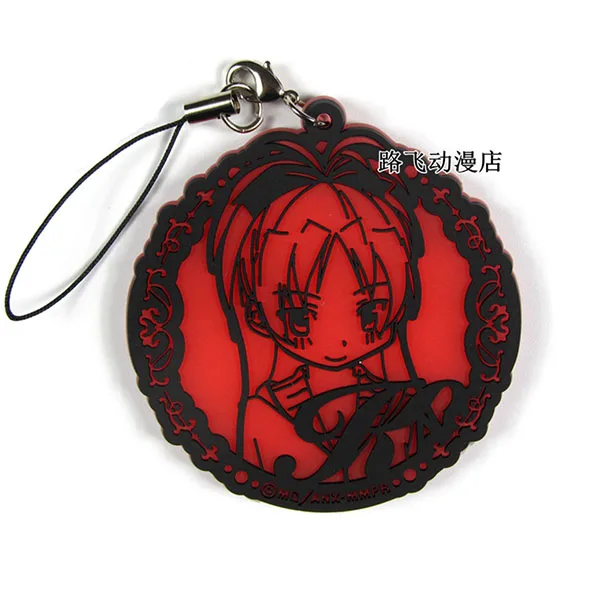 Puella Magi Madoka Magica оригинальные японские аниме фигурки резиновые силиконовые сладкий запах мобильный телефон талисманы/брелок/ремень