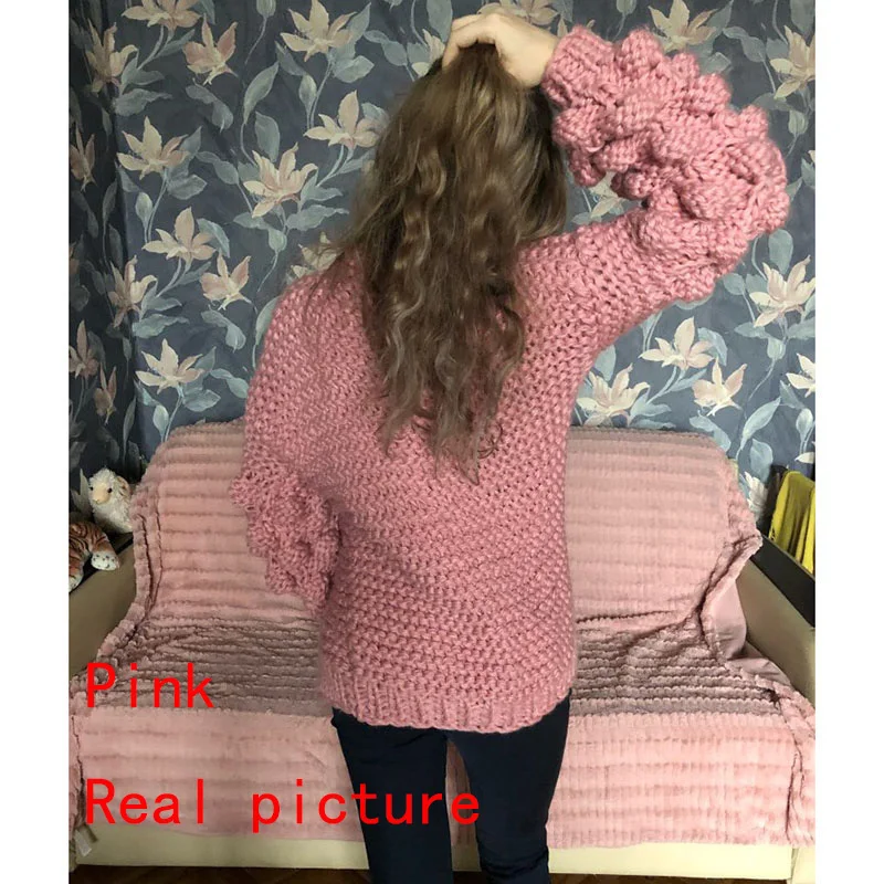 Женский свитер с высоким воротом розовый длинным рукавом 2019|women turtleneck|pull femmesweater