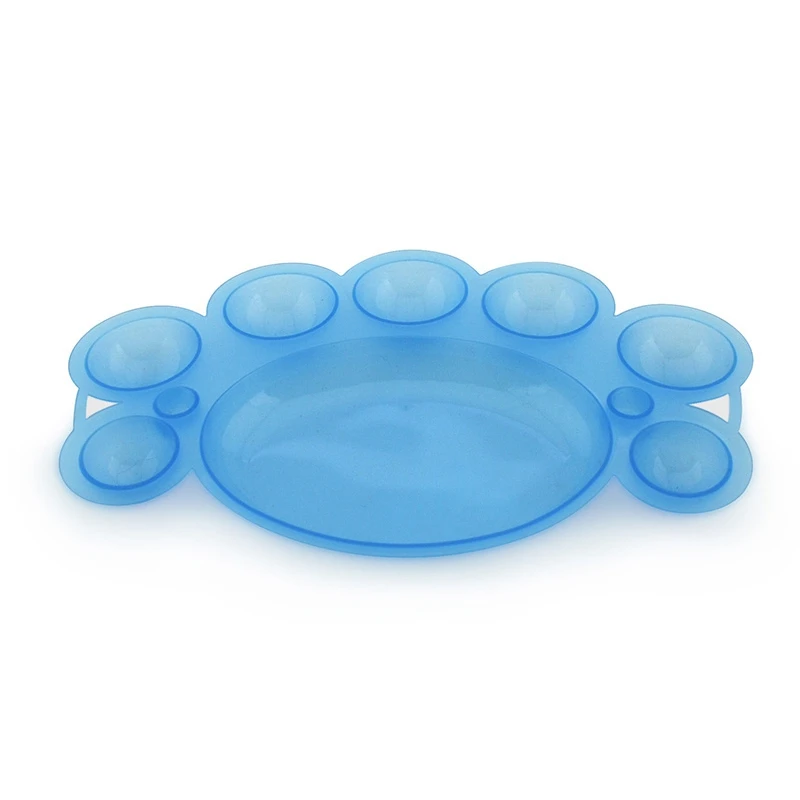 Blue KADS 10 видов конструкций DIY инструменты для маникюра, дисплей для практики ногтей, цветная карта, колесная палитра лаков для ногтей, накладные ногти, мягкие губки - Цвет: Blue
