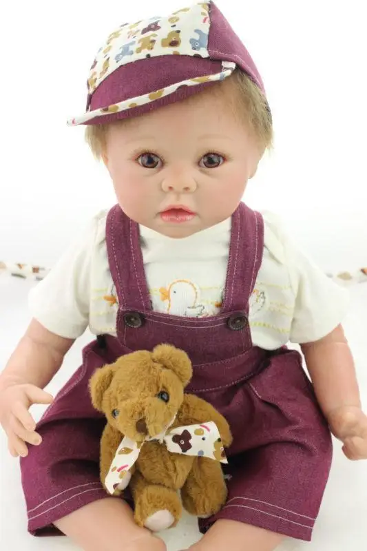 Реалистичная кукла реборн новорожденных Bebe Reborn для маленьких девочек 22