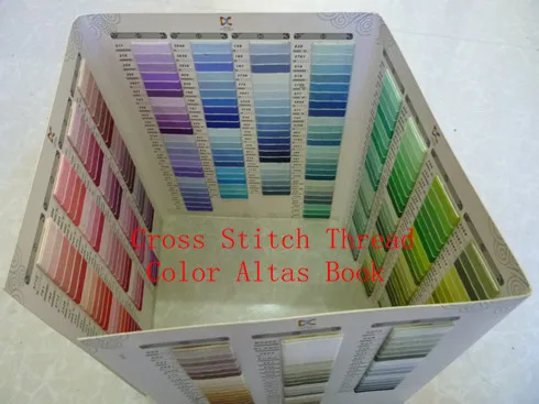 Вышивка лучшего качества 447 разных цветов образец ниток сделанный из реальной