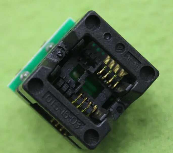 Фото Бесплатная доставка 10 шт./лот SOP8 turn DIP8 К IC socket Programmer adapter Socket 150mil|Соединители| |