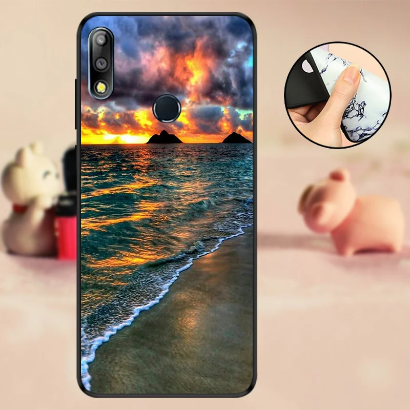 ASUS ZB633KL чехол для телефона ASUS ZenFone MAX PRO M2 ZB631KL чехол-накладка из мягкого силикона ASUS M2 ZB631KL чехол из ТПУ Черный Бампер ZB 633KL - Цвет: T30