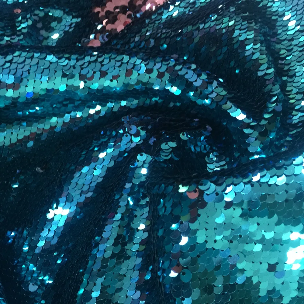 FFLACELL 1 метр аксессуары Русалка Реверсивный блестящий цвет сменный лист блесток