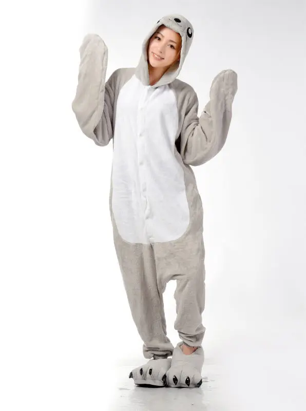 Комбинезон для мужчин и женщин пижама с мультяшным дельфином Комбинезоны