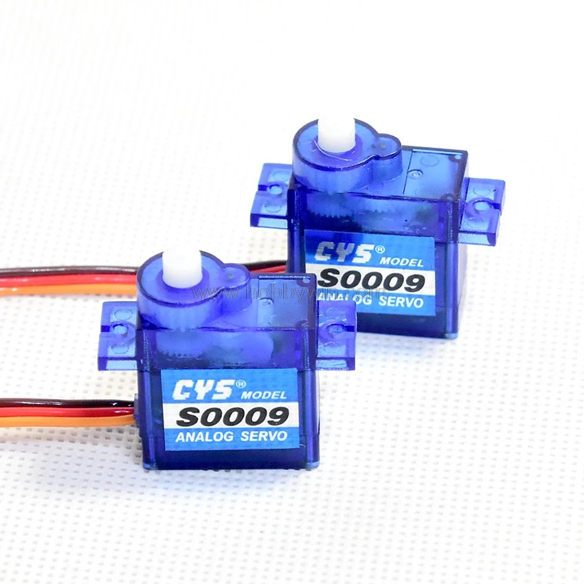2pcs Analog 9g Micro Servo Plastic Gear CYS-Model S0009 for RC Model Airplane Glider Helicopter | Игрушки и хобби