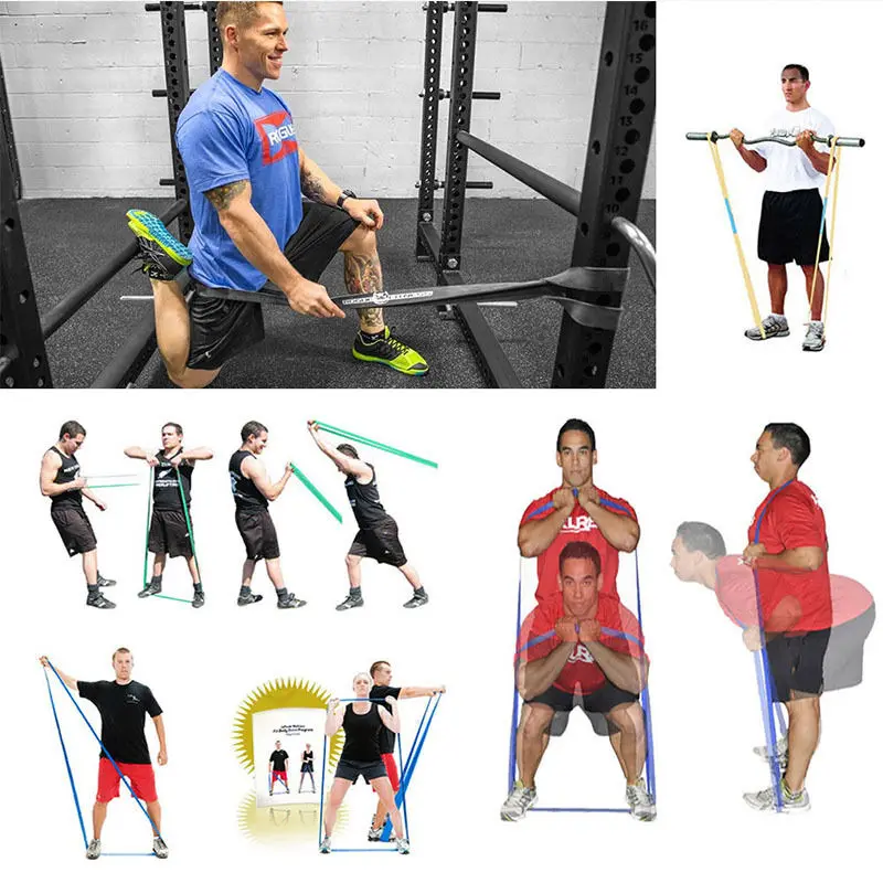 Сверхмощный эспандер петля мощный Тренажерный Зал Фитнес упражнения Йога