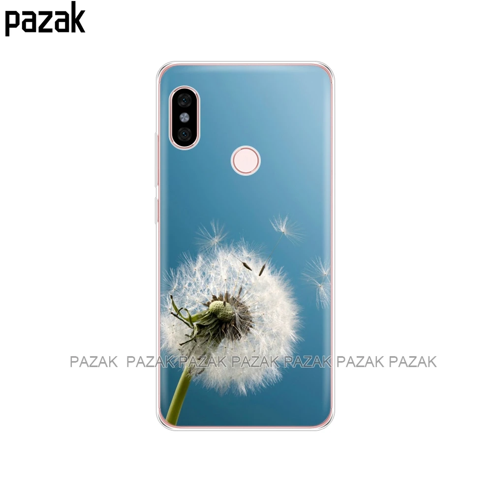 Силиконовый чехол для Xiaomi Redmi Note 6 Pro, чехол 6,26 '', мягкая задняя крышка из ТПУ для телефона Xiaomi Redmi Note 6 Pro, защитная сумка с рисунком - Цвет: 61380