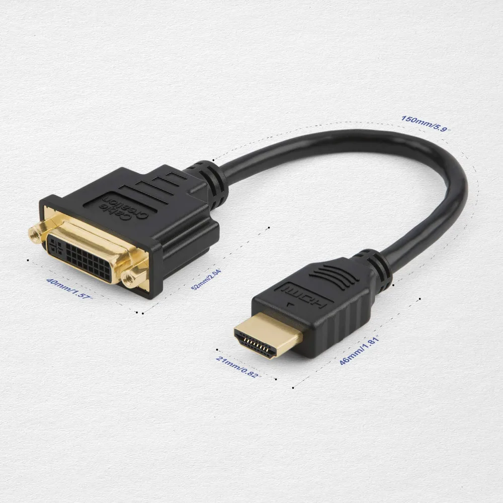 Кабель HDMI-DVI двунаправленный адаптер HDMI Male-DVI(24 + 5) Female 1080P 3D совместимый с HDTV PS4 ПК |