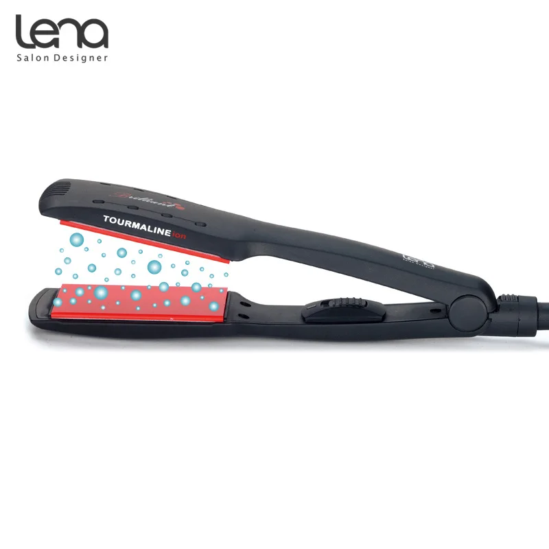 Lena LN 84 5 см пластины черные влажные и сухие турмалиновые утюжки для волос