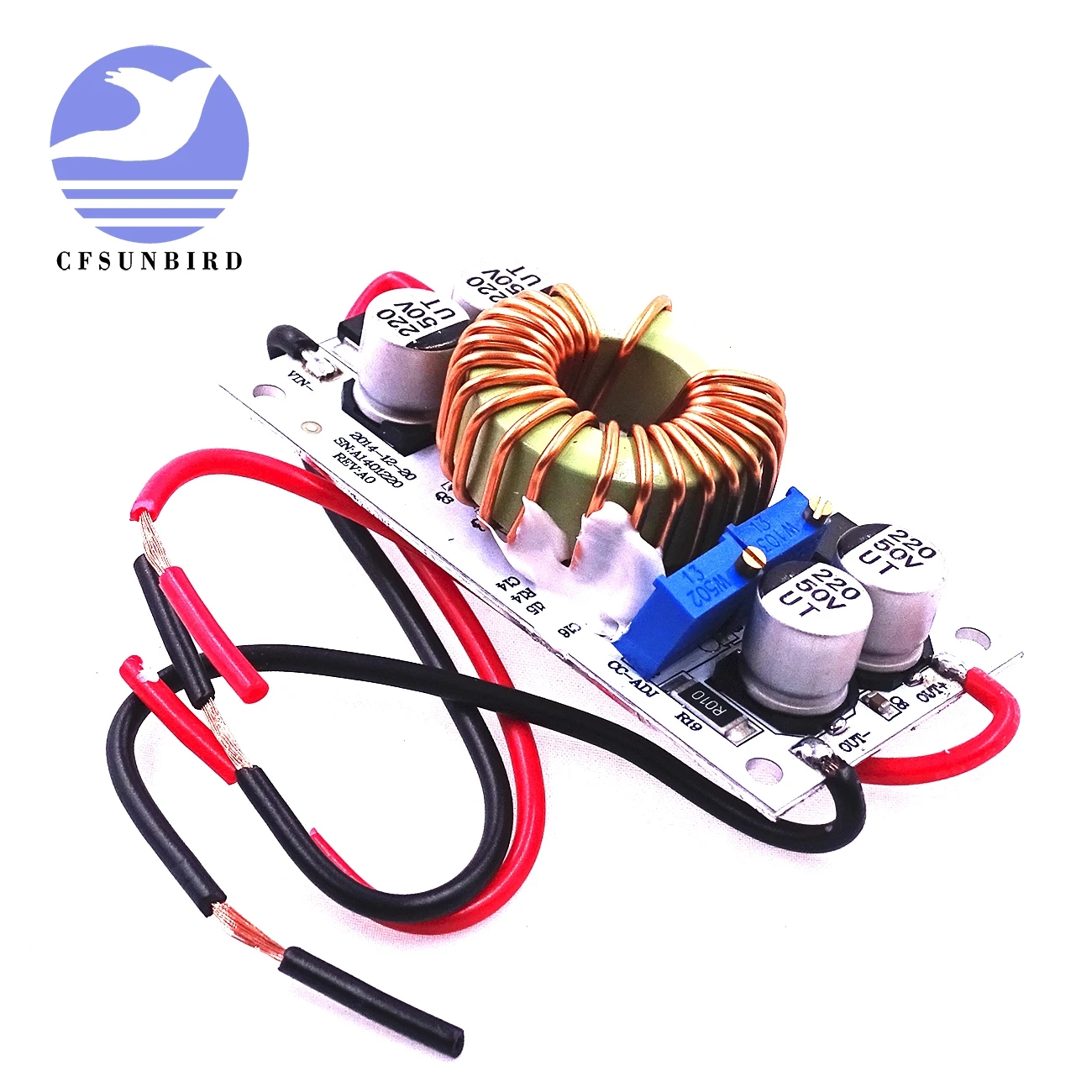 10 шт./лот алюминиевая пластина 250 Вт высокомощный повышающий источник питания