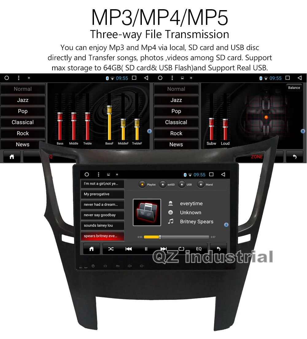 QZ промышленный HD 10," ips 2.5D Android 8,1 T3 для Subaru Outback Legacy автомобильный Радио dvd-плеер с 3g 4G gps wifi Navi Радио RDS
