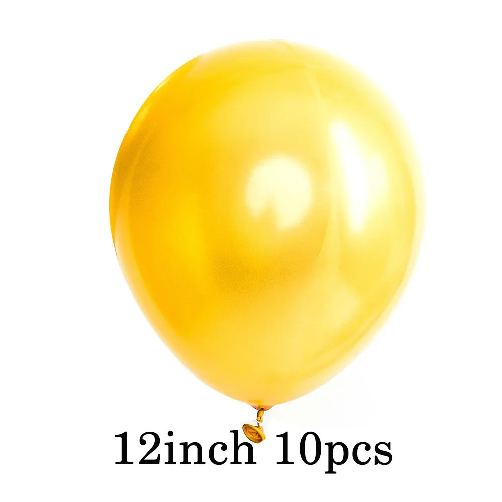 gold ZLJQ gender reveal 10 шт. голубые конфетти воздушные шары прозрачный воздушный шар счастливый день рождения, детский душ Милое Свадебное украшение - Цвет: gold