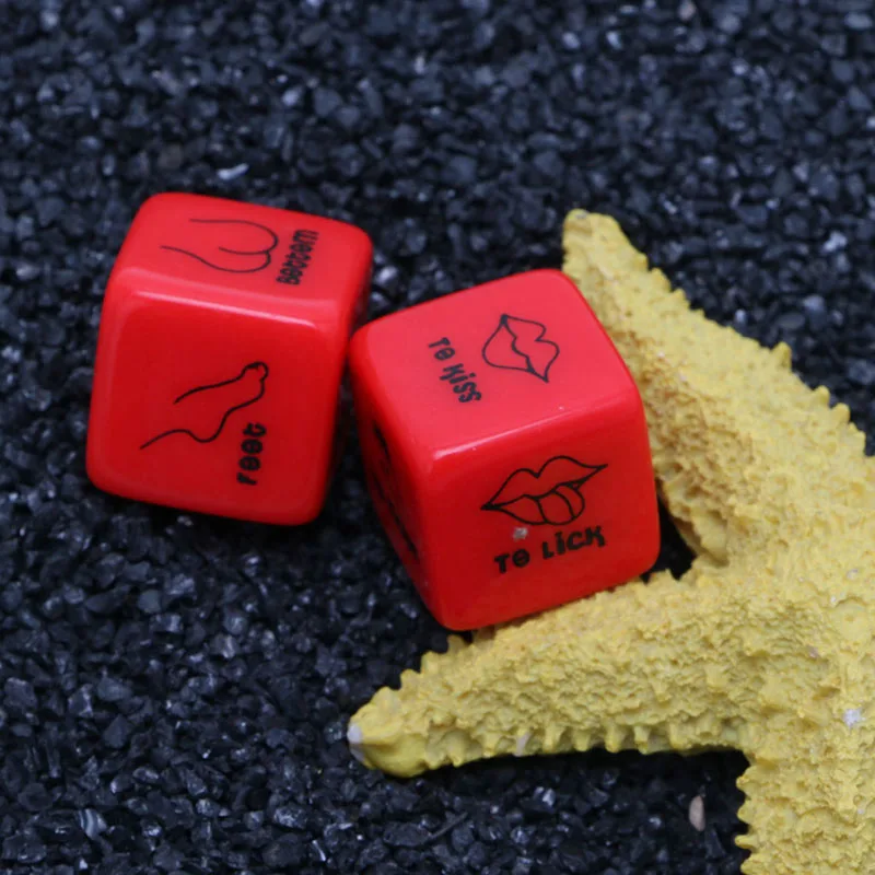 2 шт. забавные вечерние игральные кости с 12 боками для взрослых и влюбленных