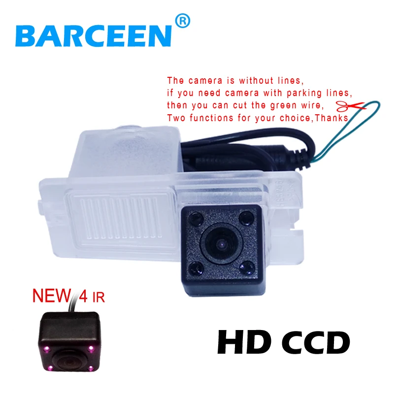 

Higest night vision car reserve parking camera with hd ccd image sensor 4 ir glass lens for SsangYong Actyon Korando Rexton
