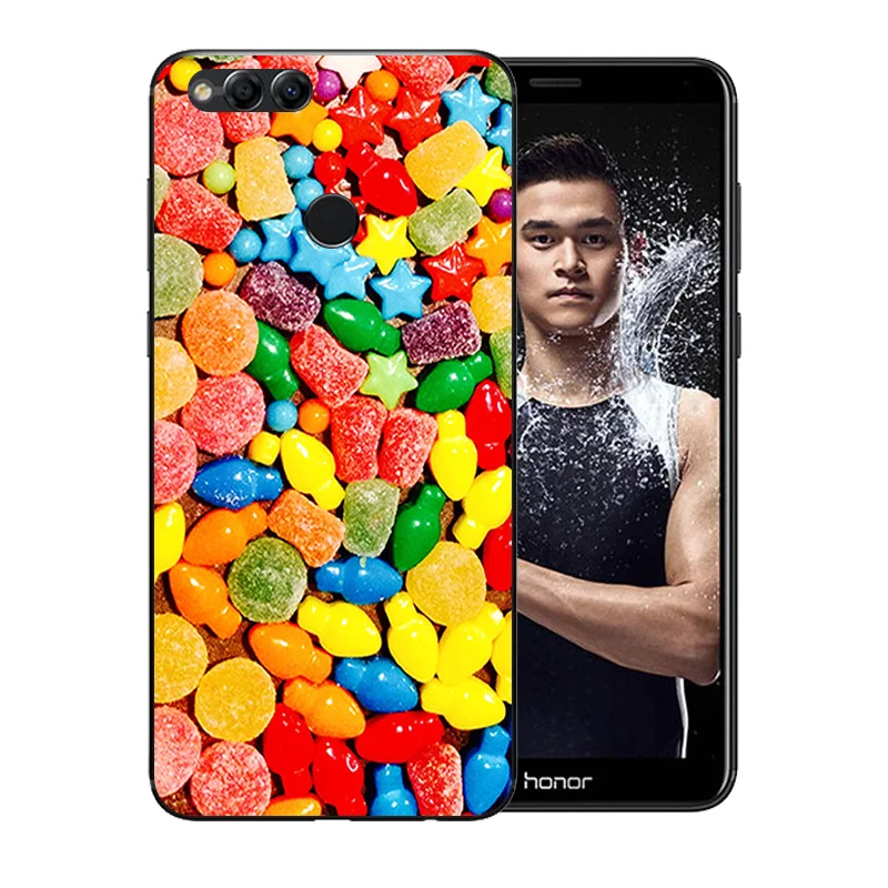 Силиконовый чехол из ТПУ для Huawei Honor 5C 6A 6X 7A Pro 7C 7X 8X 9 телефона Y6 2018 тонкий с