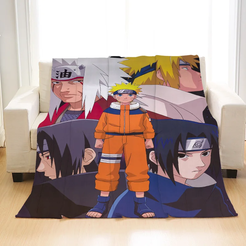 Аниме Наруто Hokage, Флисовое одеяло, коврик, банное полотенце, для путешествий, дома, сна, спальни, одеяло для пикника, для детей, подарки для косплея