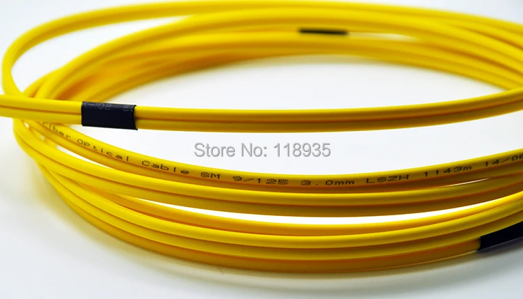 (2 шт./лот) LC-ST одномодовый оптоволоконный кабель OS2 Соединительный шнур дуплекс 1 м