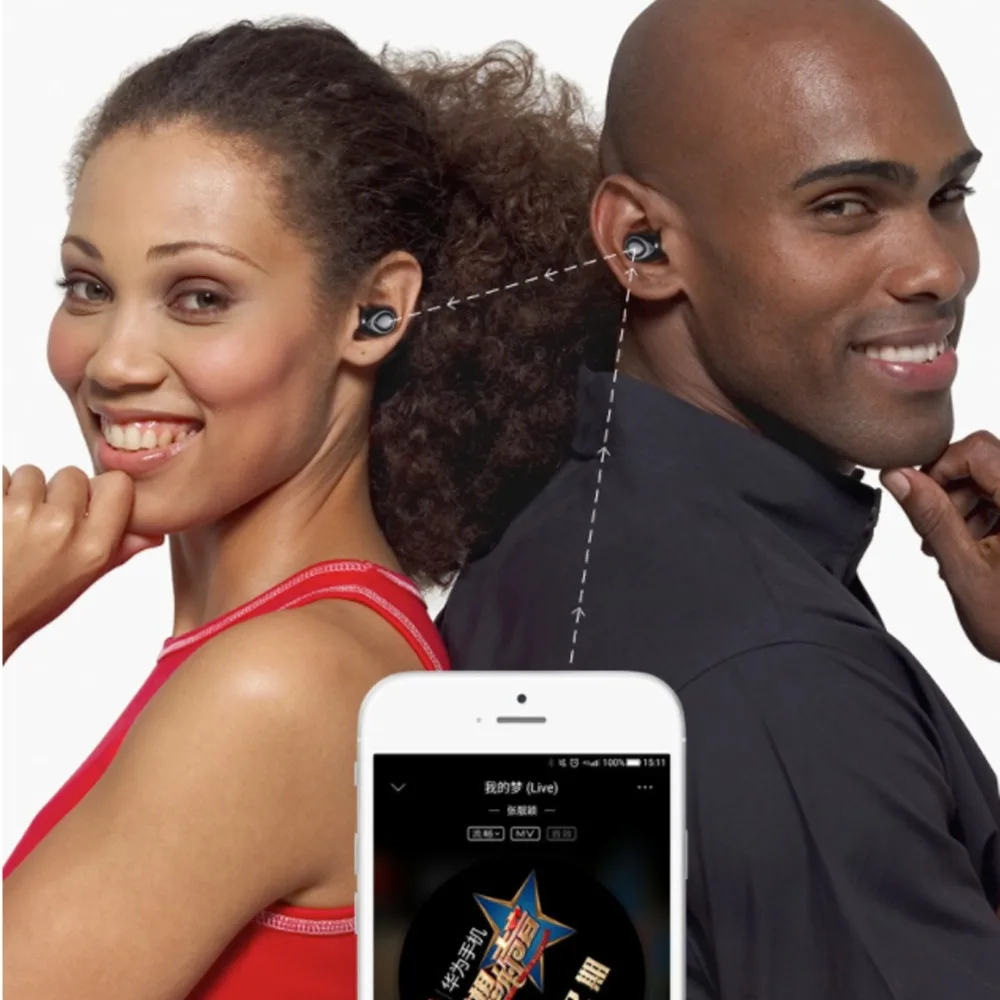 Наушники вкладыши TWS True Беспроводной гарнитура Bluetooth наушники беспроводные с