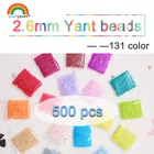 2,6 мм YANTJOUET 500 шт.пакет 230 цветных шариков для детей Хама бисер diy головоломки высокого качества ручной работы подарок