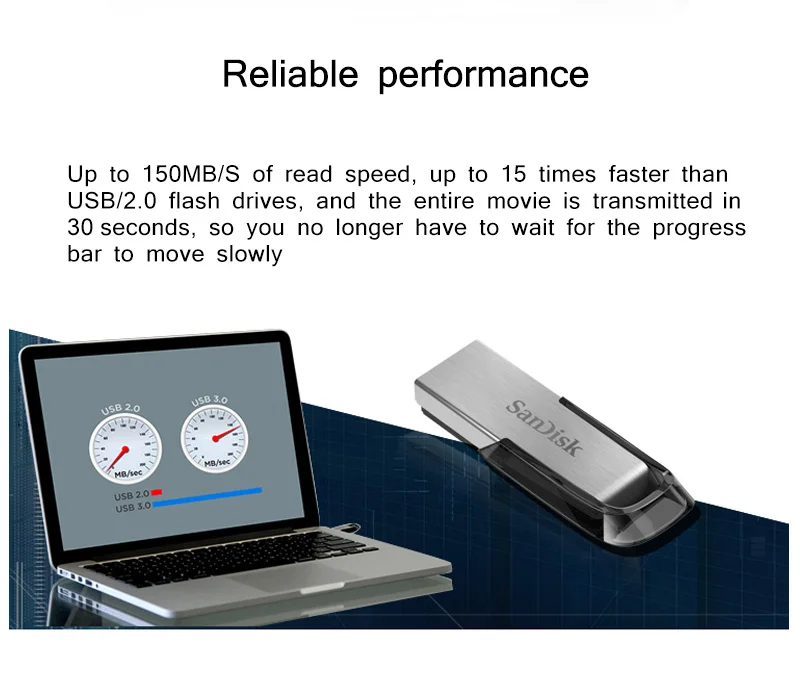SanDisk модный супер мини металлический USB флеш-накопитель 16 ГБ флеш-накопитель 32 Гб 64 Гб USB 3,0 флеш-накопитель 128 ГБ 256 ГБ USB диск
