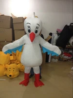 white pigeon dove petrel sea swallow haishen salangane bird mascot costume adult character shop celebration advertising mascot