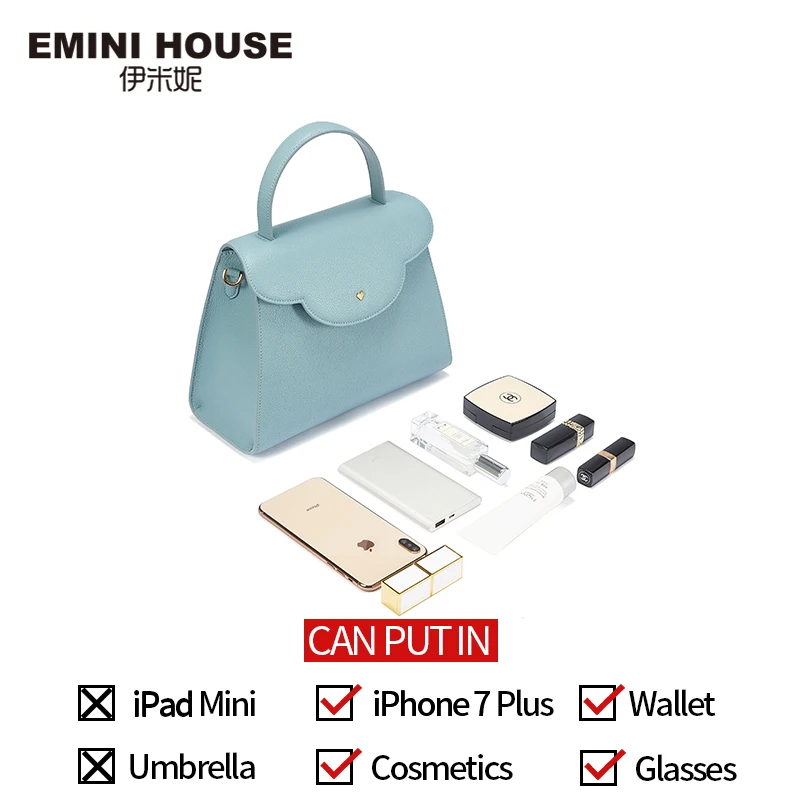 EMINI HOUSE Cloud Сумочка, роскошные сумки, женские сумки, дизайнерские, спилок, кожа, сумки через плечо для женщин, сумка на плечо