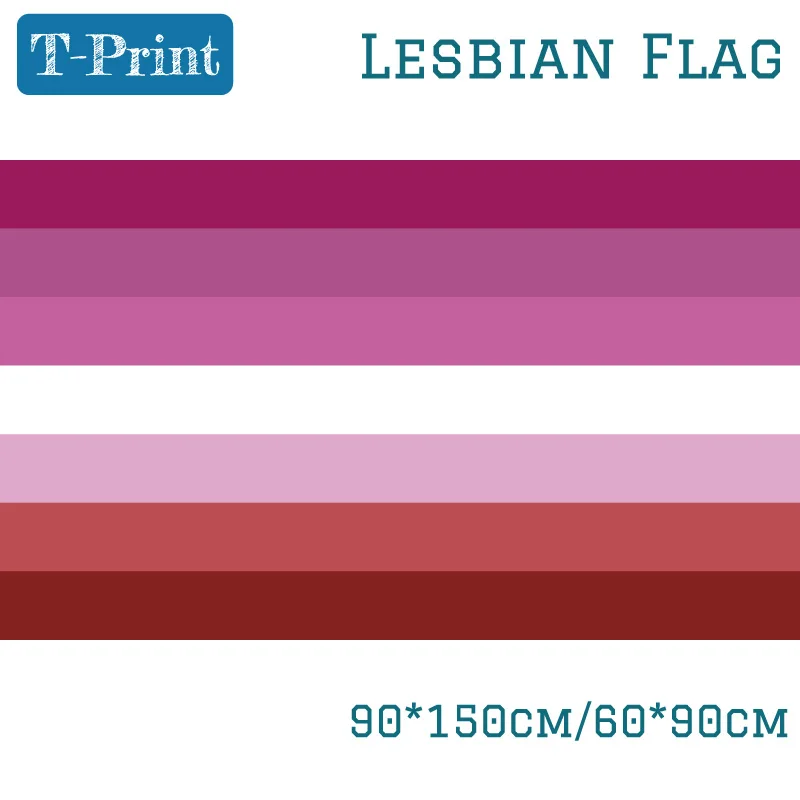 

60*90CM Banner Flying 150*90cm Flag Lesbian Pride Flag LGBT