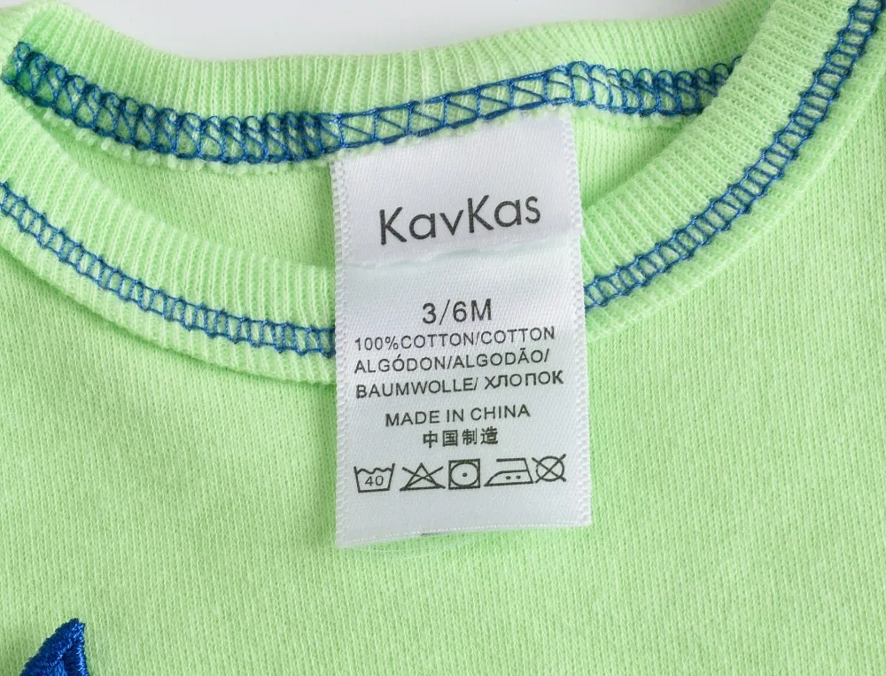 Kavkas Детские боди из хлопка, комбинезон для младенцев с короткими рукавами, Одежда для новорожденных, 5 шт./партия, летняя одежда для маленьких девочек и мальчиков, Roupa de