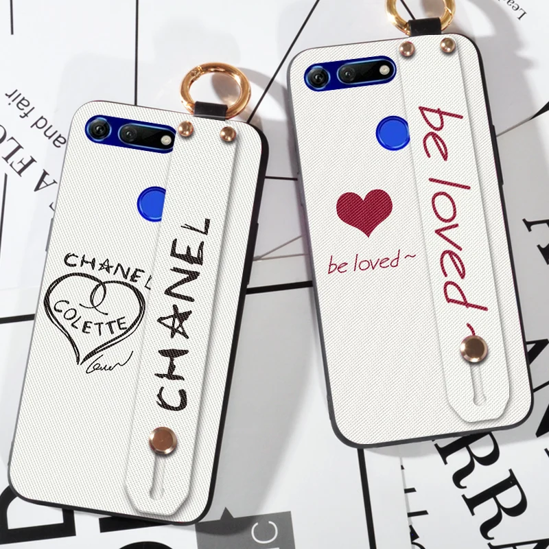 Силиконовый чехол с ремешком на запястье для Huawei Honor V9 V10 V20 | Мобильные телефоны и