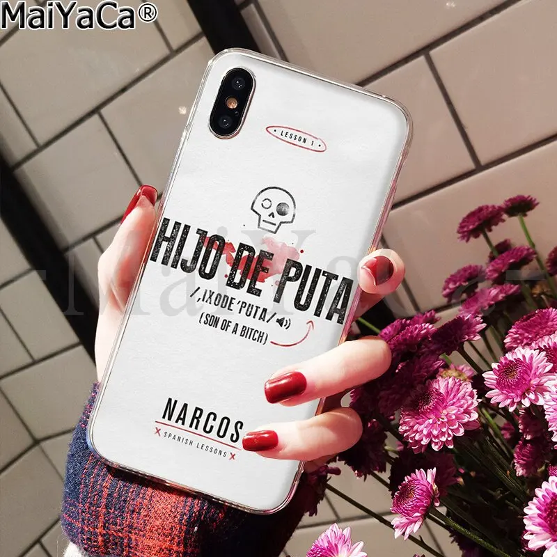 A3 MaiYaCa Narcos ТВ серия Пабло Эскобар Coque Оболочка Чехол для телефона для Apple iPhone 8 7 6 6S Plus X XS MAX 5 5S SE XR крышка - Цвет: A3