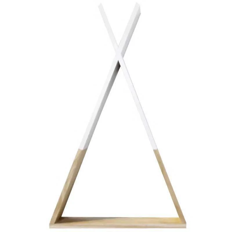 Акция! Креативная деревянная Тройная настенная рамка полка для дома стеллаж