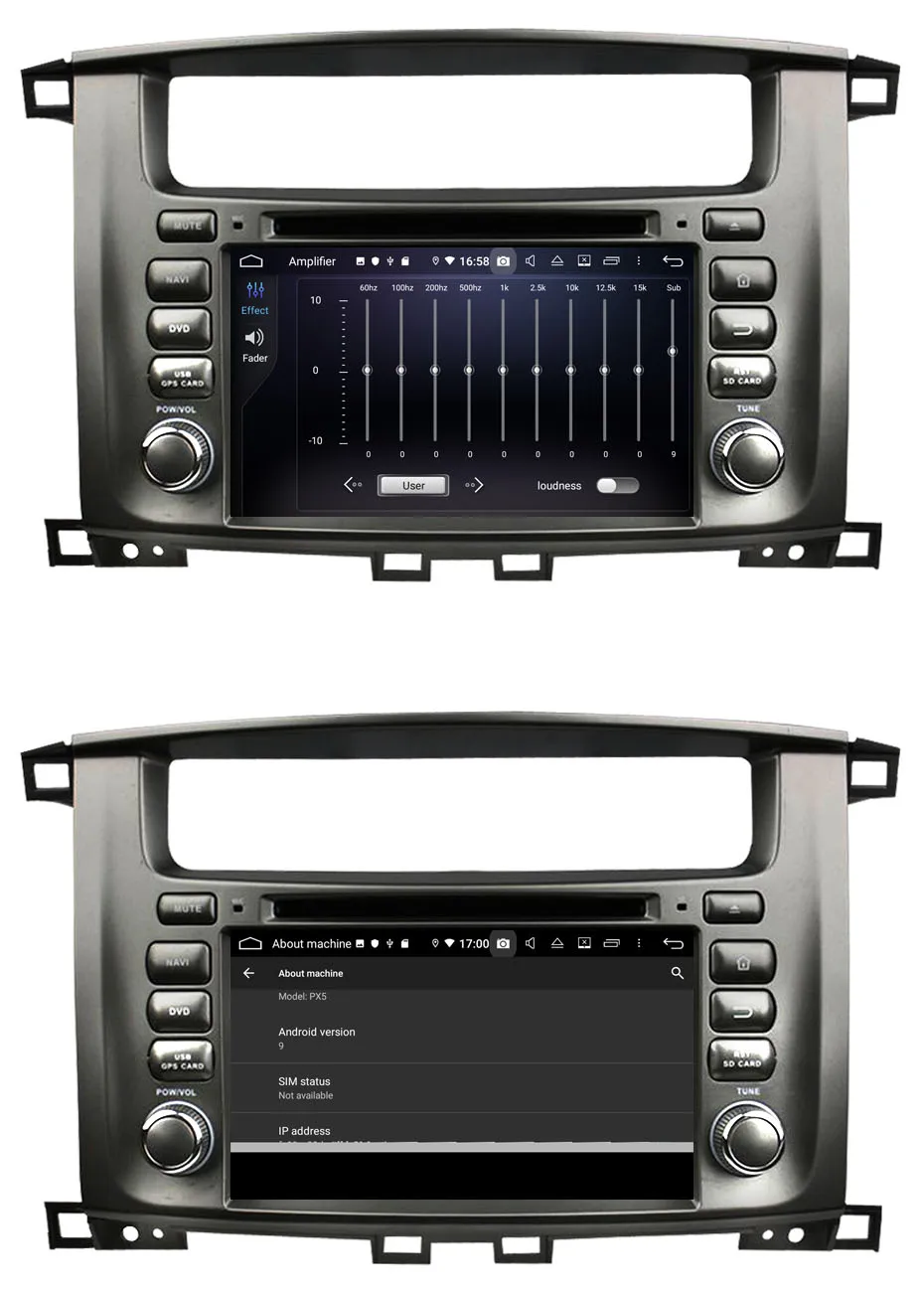 KANOR Android 9,0 Восьмиядерный 2 Din автомагнитола для Toyota Land Cruiser 100 Автомагнитола Аудио Видео плеер 2 Din gps Мультимедиа